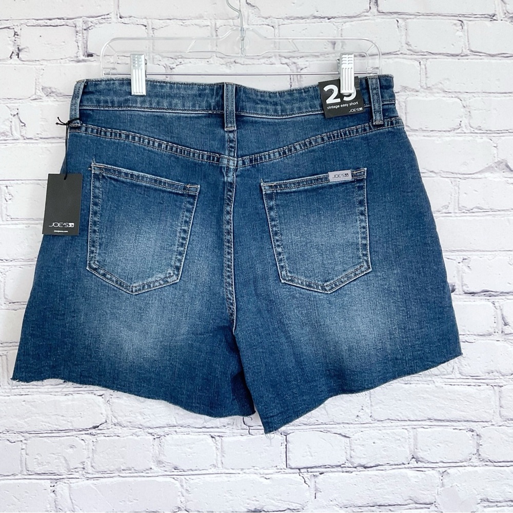 New Joe’s Jeans Vintage Easy Shorts High Rise Denim Size 29 Cut Off - Picture 5 of 7